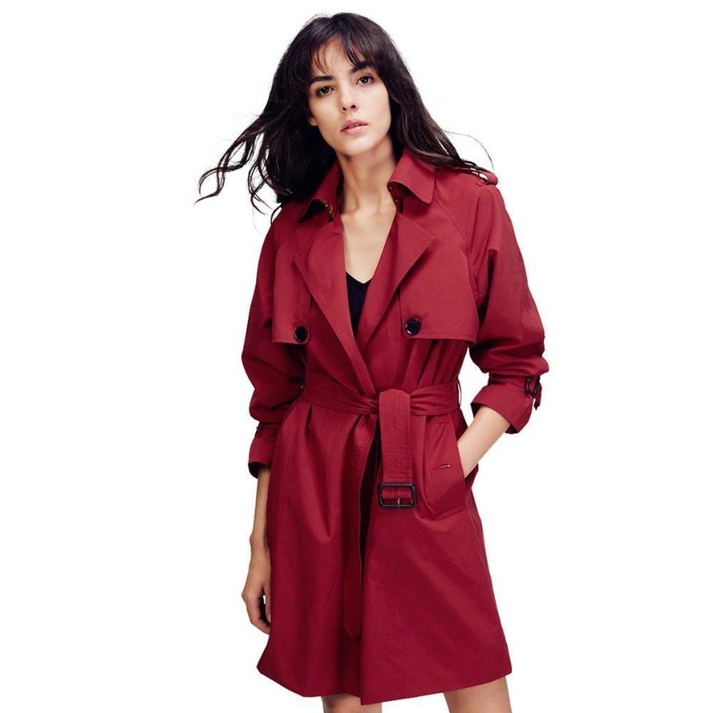 JAZZ Trench Coat With Belt